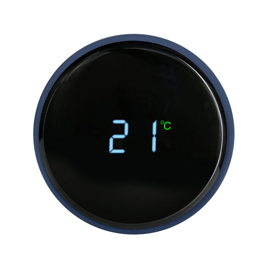 Вакуумный термос «Module X» с индикатором температуры, 500 мл, тубус, темно-синий