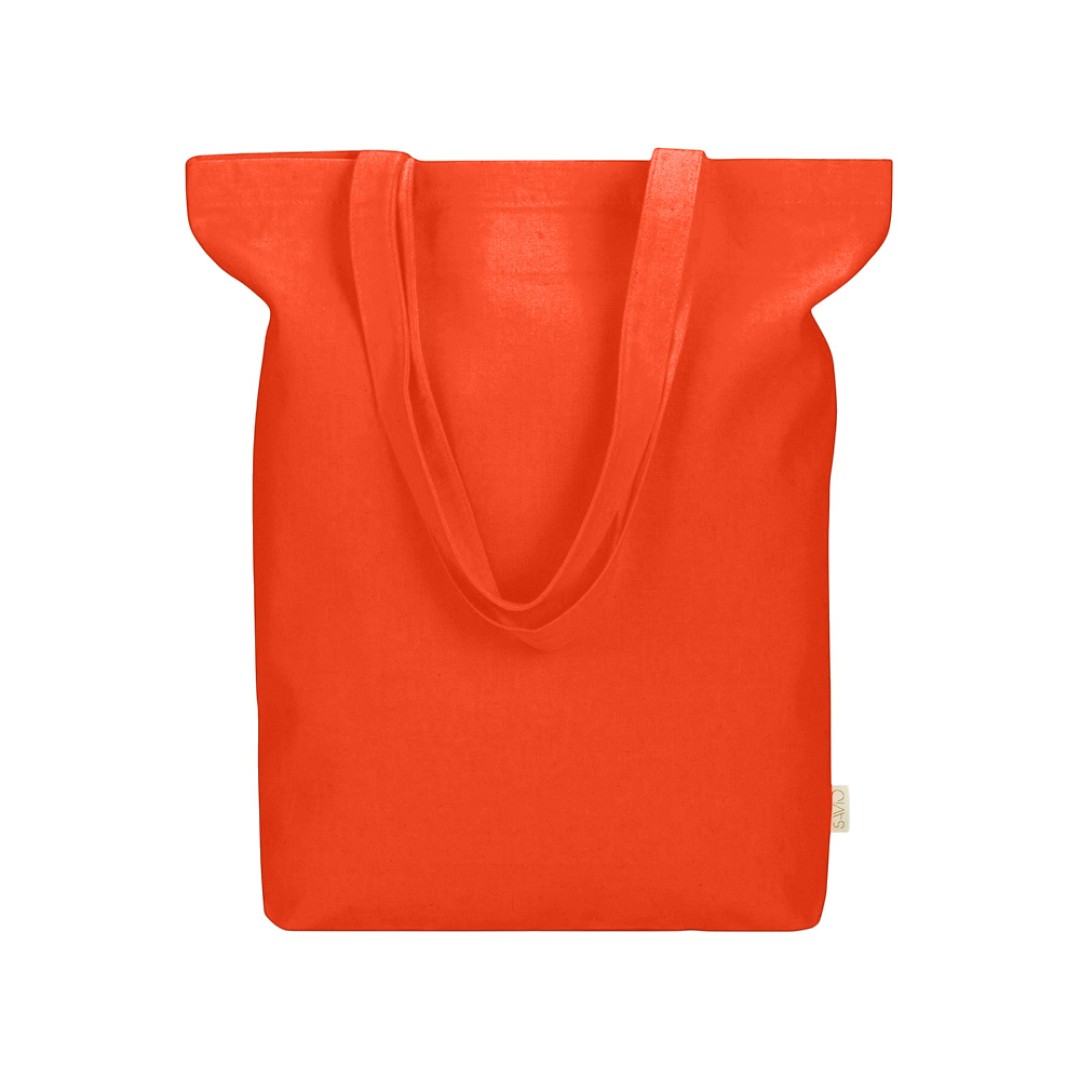 Сумка Fixy из переработанного хлопка с фиксирующей эластичной лентой, оранжевый
