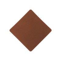 ПАТЧ РОМБ nubuk (коричневый ) 7,6 х 7,6 см