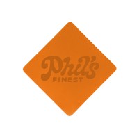 ПАТЧ РОМБ soft-touch (оранжевый) 7,6 х 7,6 см