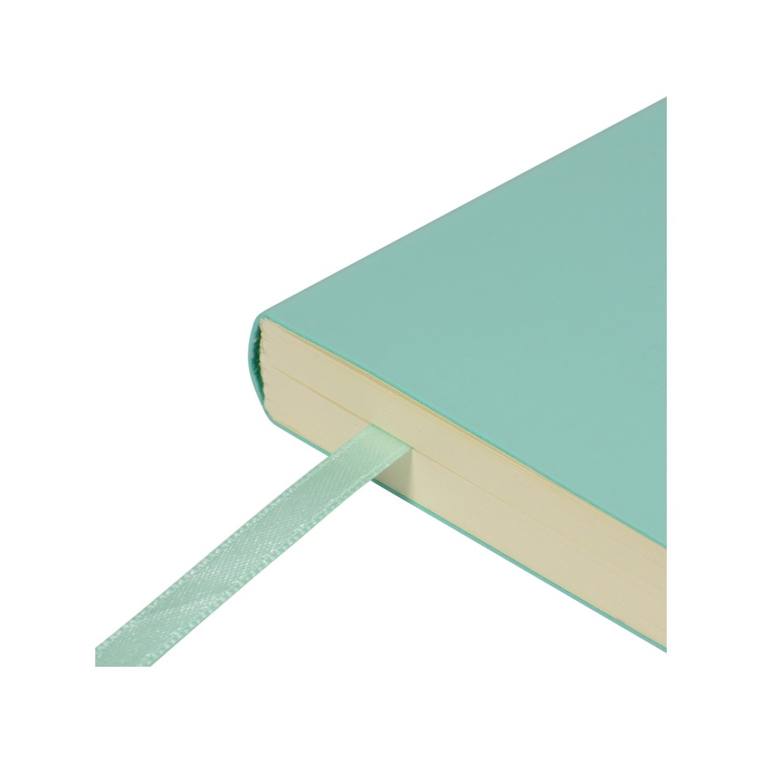 Скетчбук "Sketch & Art" в мягком переплете 140х210 мм, 100 л. бежевой бумаги 100 гр., мятный