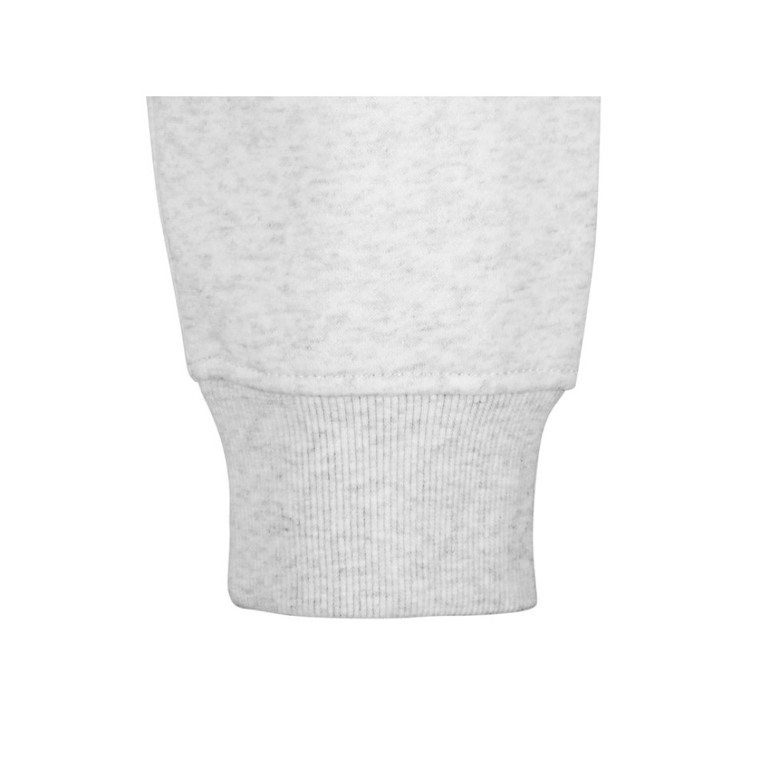 Толстовка с капюшоном оверсайз «Berlin» унисекс, белый меланж