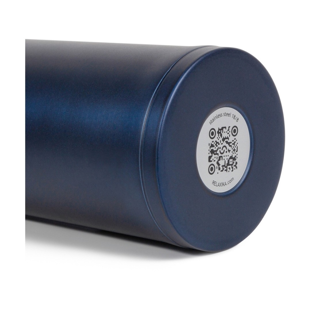 Термокружка Relaxika 701 (0,48 литра), синяя (без лого)