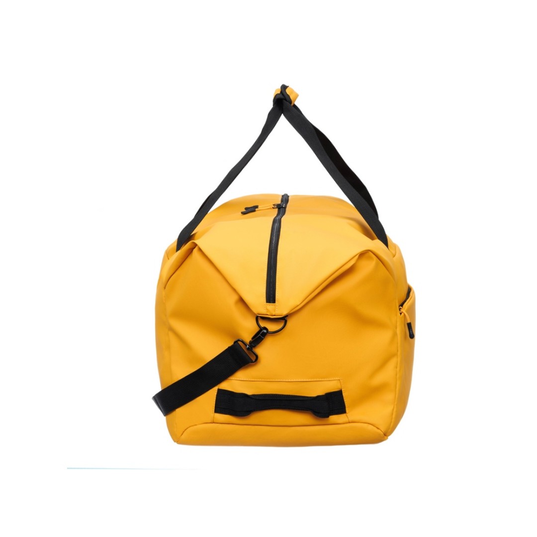 Сумка дорожная TORBER MOBI, желтая, полиэстер 900D с PU покрытием, 65 х 37 х 34 см