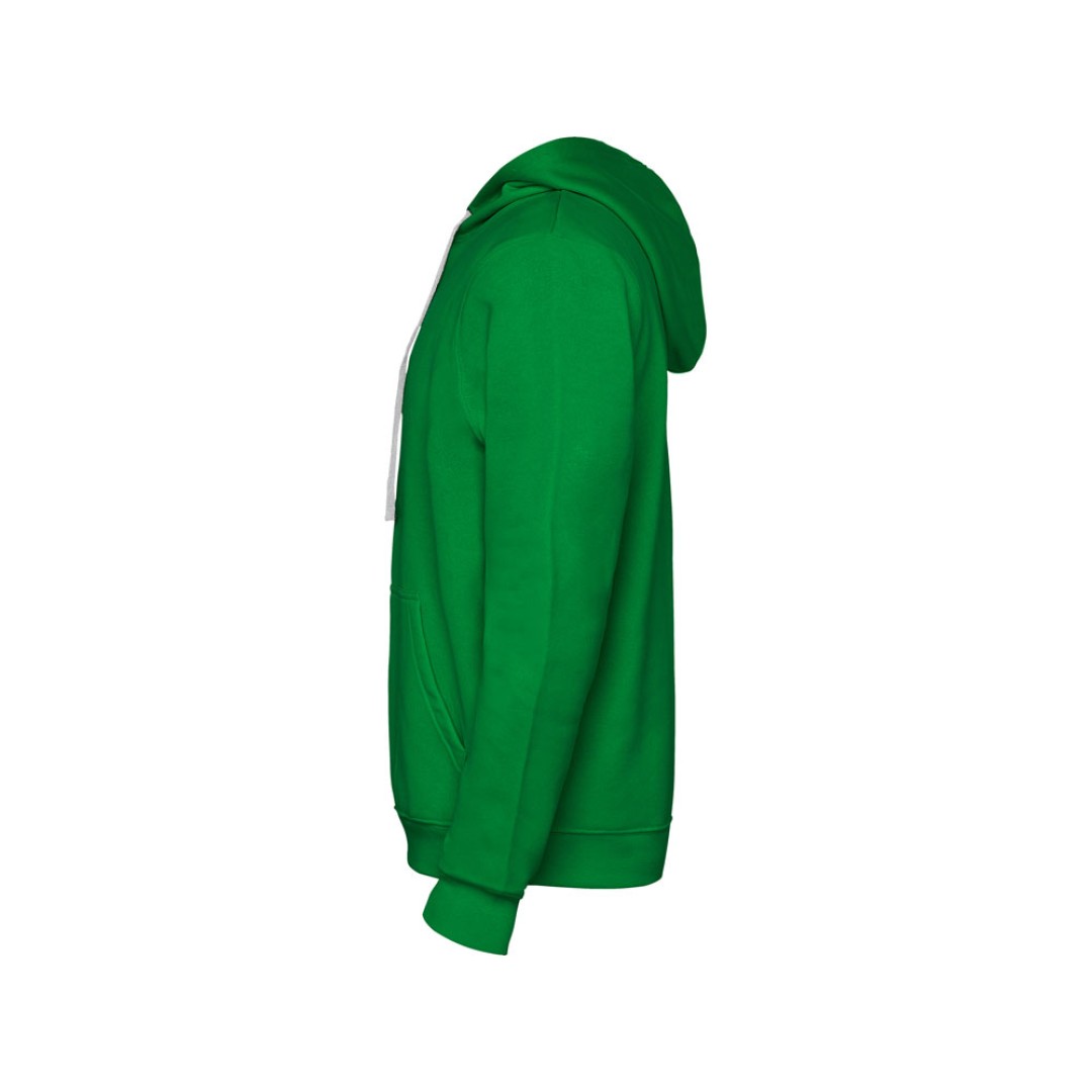 Толстовка с капюшоном "Urban" мужская, зеленый/белый
