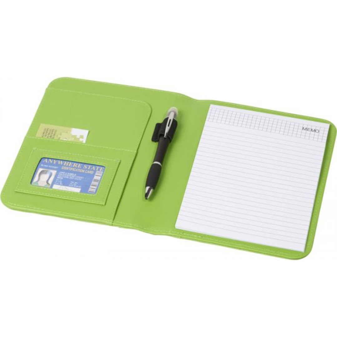 Папка A5 "Ebony", зеленое яблоко