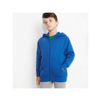 Толстовка на молнии "Montblanc" детская, королевский синий