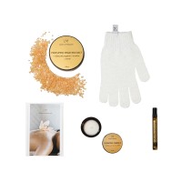 Парфюмированный спа-набор с лого Lights of Moscow, янтарный