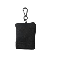 Очищающая салфетка «Neat» из микрофибры в чехле, черный