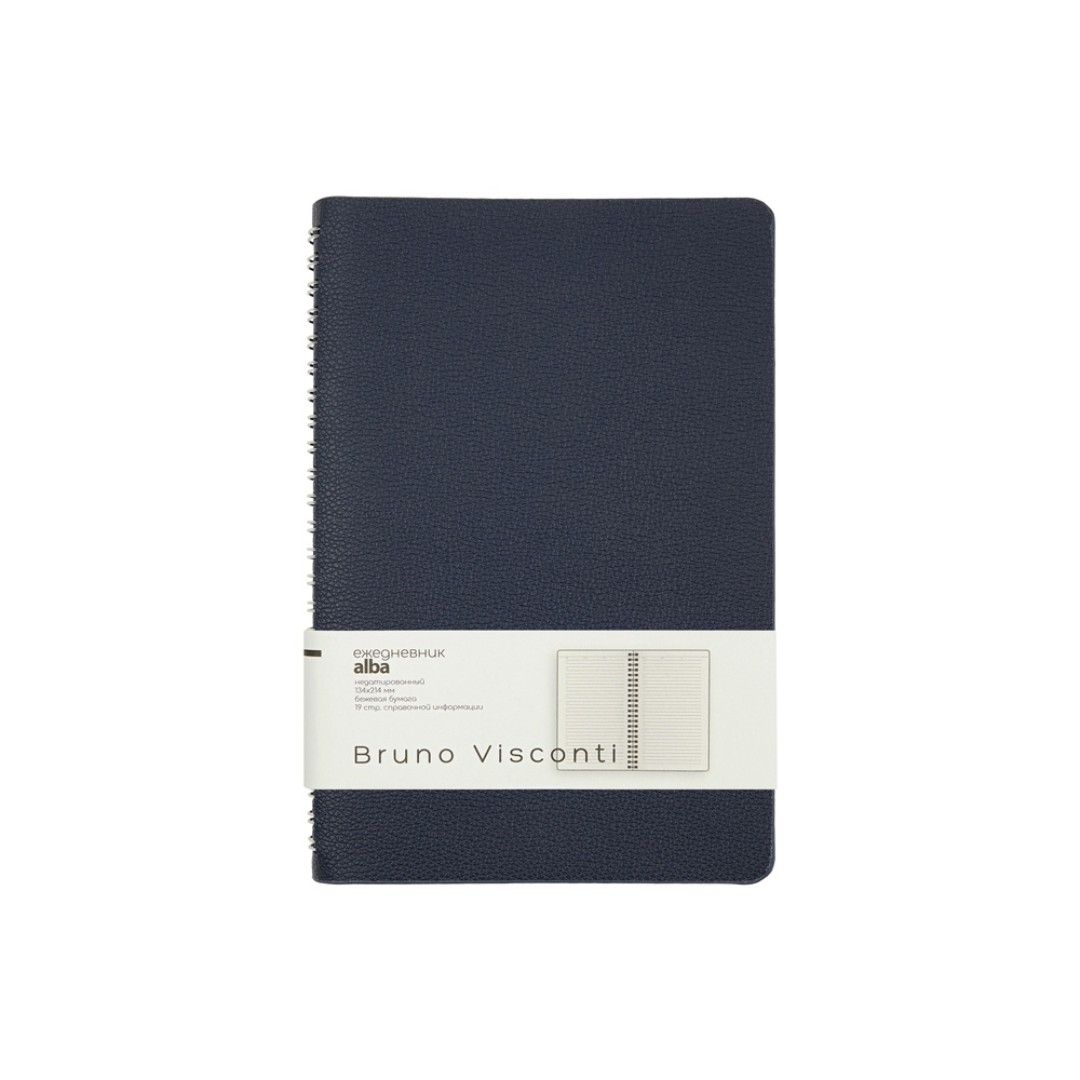 Ежедневник недатированный А5 "Alba", темно-синий