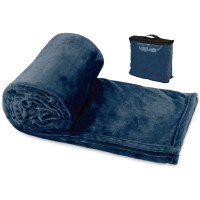 Плед «Тедди», темно-синий