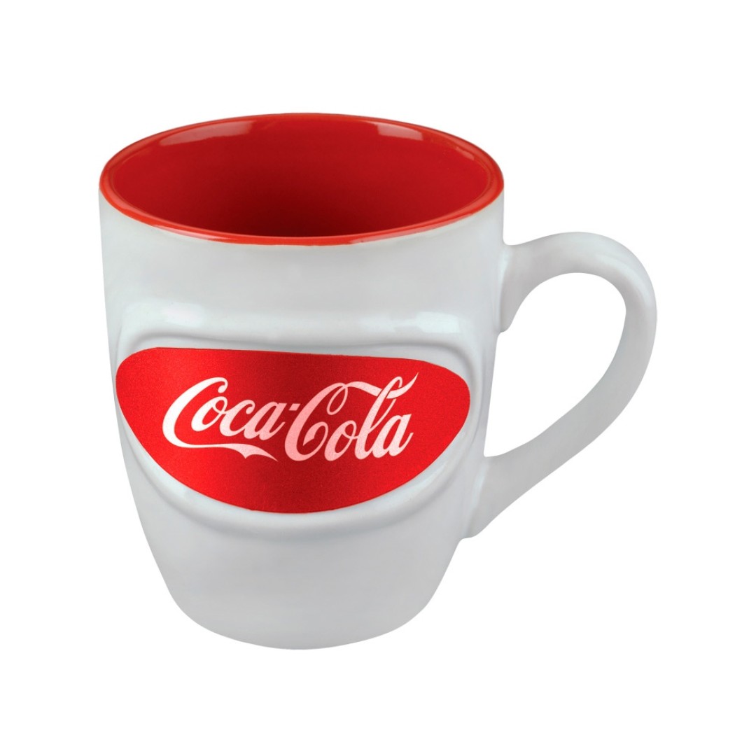 Кружка "Пинт", белый/красный