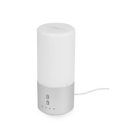 Увлажнитель воздуха с подсветкой "Breathe", белый/серебристый