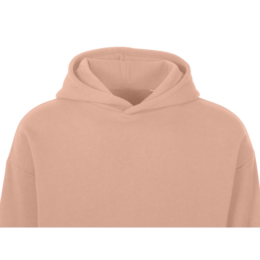 Толстовка с капюшоном оверсайз «Berlin» унисекс, лосось