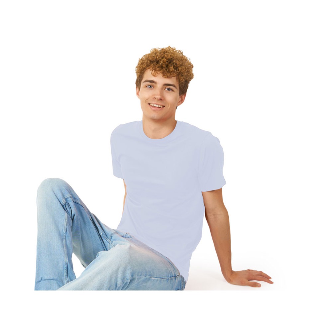 Футболка "Heavy Super Club" мужская, небесно-голубой