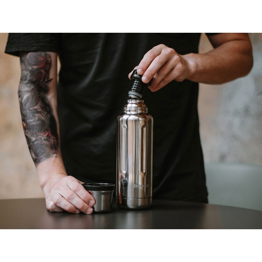 Термос для напитков, вакуумный, бытовой, тм "bobber". Объем 0.47 литра. Артикул Flask-470 Glossy