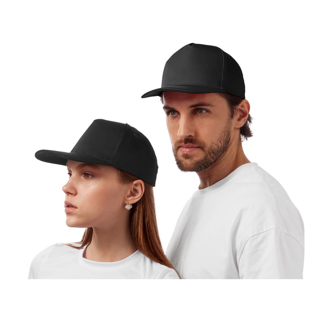 Бейсболка "Mix" 5-ти панельная 180 гр, черный