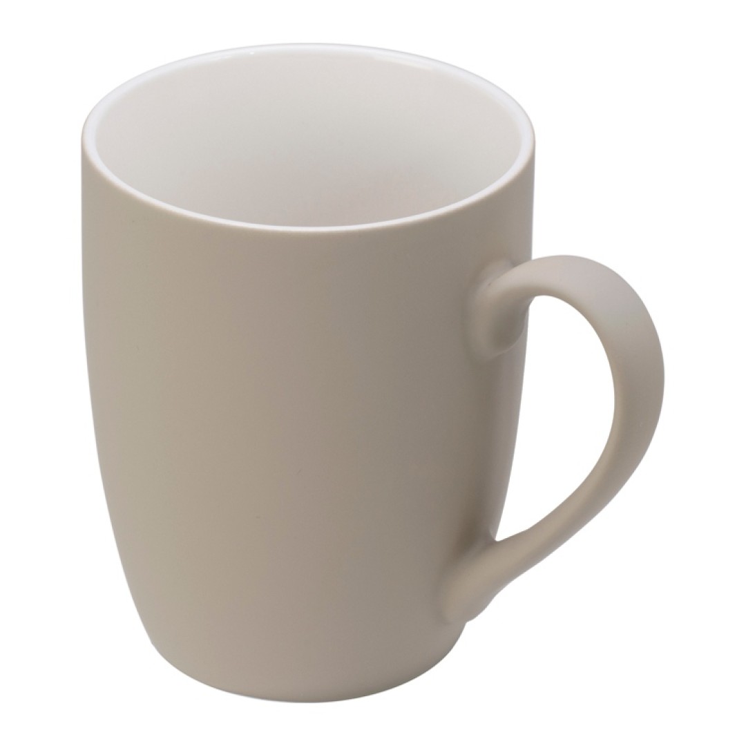 Кружка с покрытием soft-touch “Tulip Gum”, бежевый