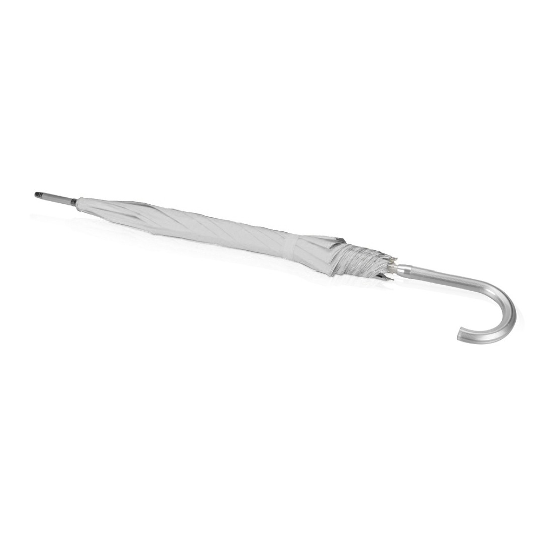 Зонт-трость полуавтомат "Майорка", серебристый