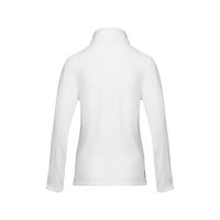 Женская флисовая куртка Amber на молнии из переработанных материалов по стандарту GRS, белый