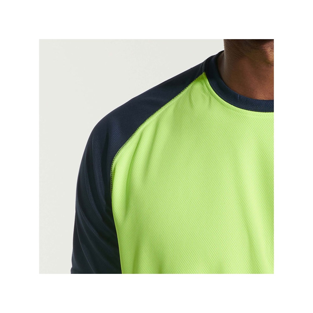 Спортивная футболка "Indianapolis" мужская, неоновый желтый/нэйви