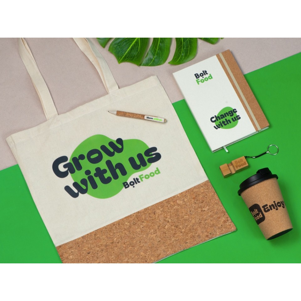 Welcome pack «Hello eco», натуральный с нанесением