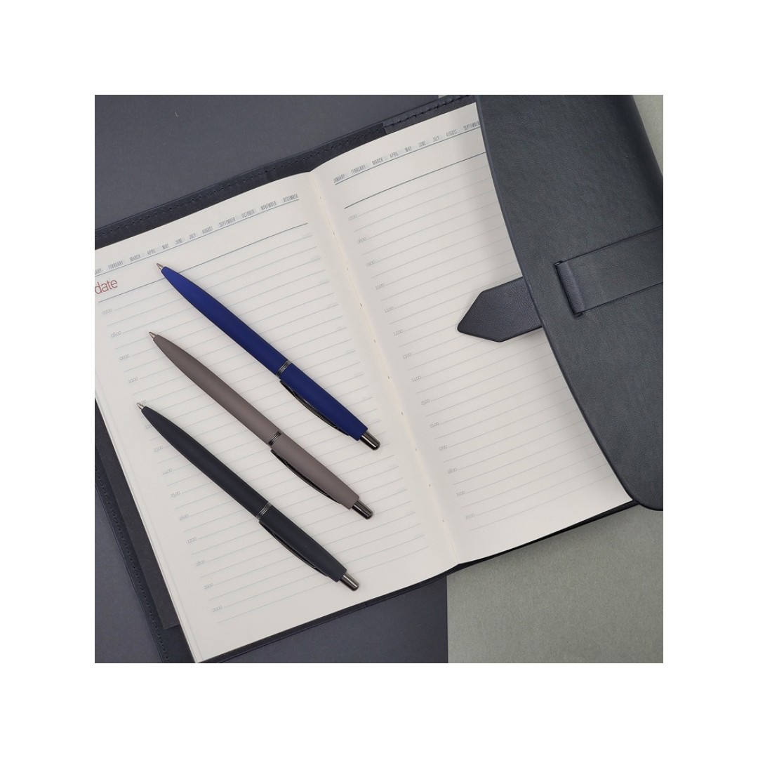 Ручка металлическая шариковая "San Remo", софт-тач, 1.0 мм, серый