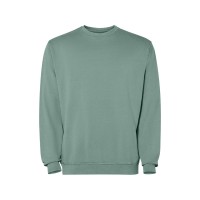 Свитшот «Jaya» унисекс, сине-зеленый выстиранный