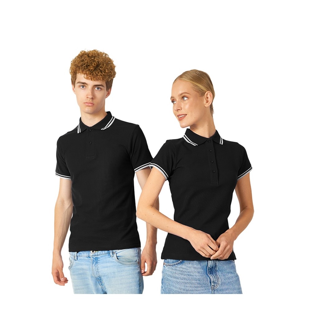 Рубашка поло "Erie" мужская, черный