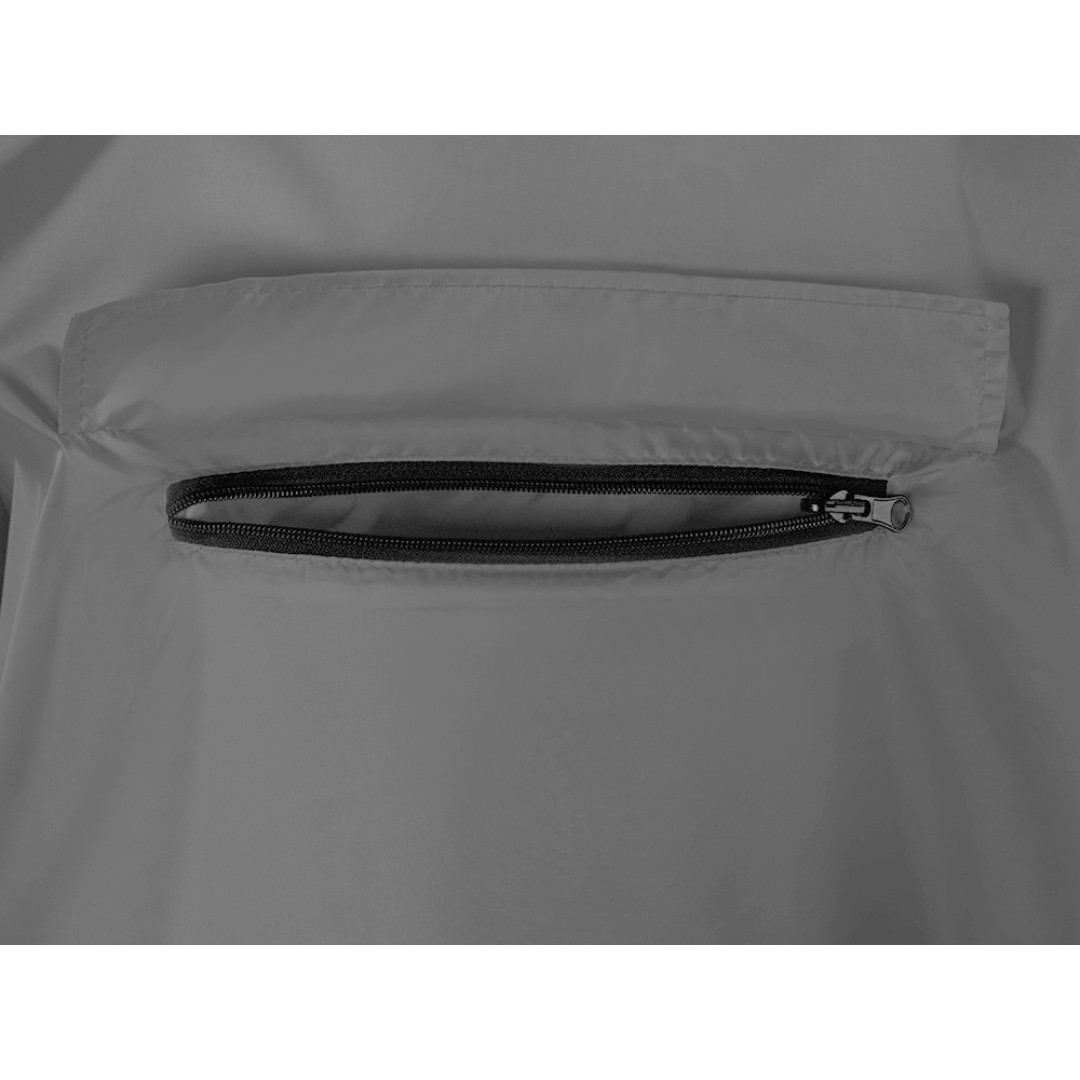 Дождевик - пончо "Galaxy" со светоотражающими элементами, серый