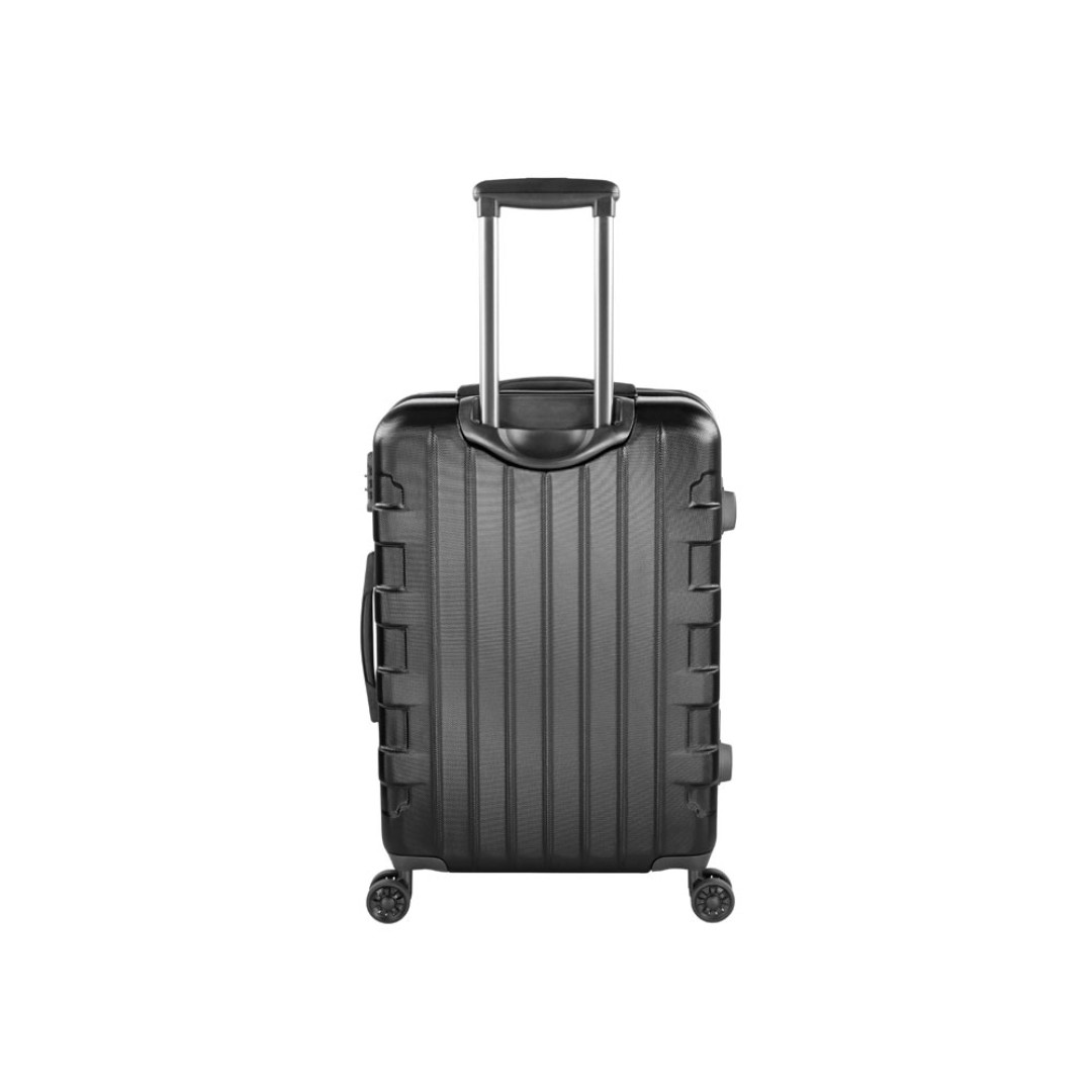 Чемодан BUGATTI Galatea, чёрный, поликарбонат / АБС-пластик, 46х27,5х67 см, 65 л