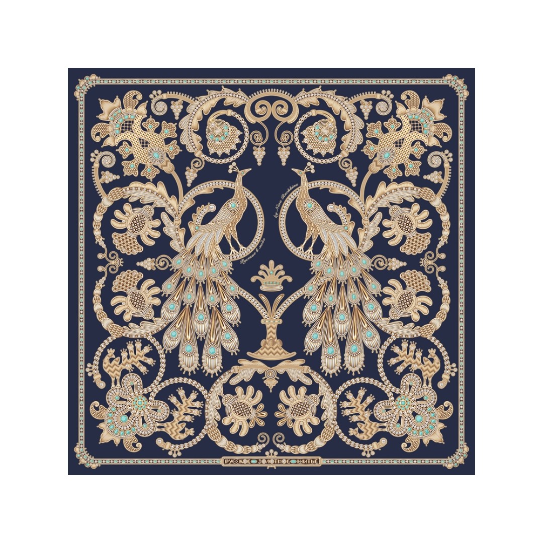 Платок "Русское золотное шитьё"