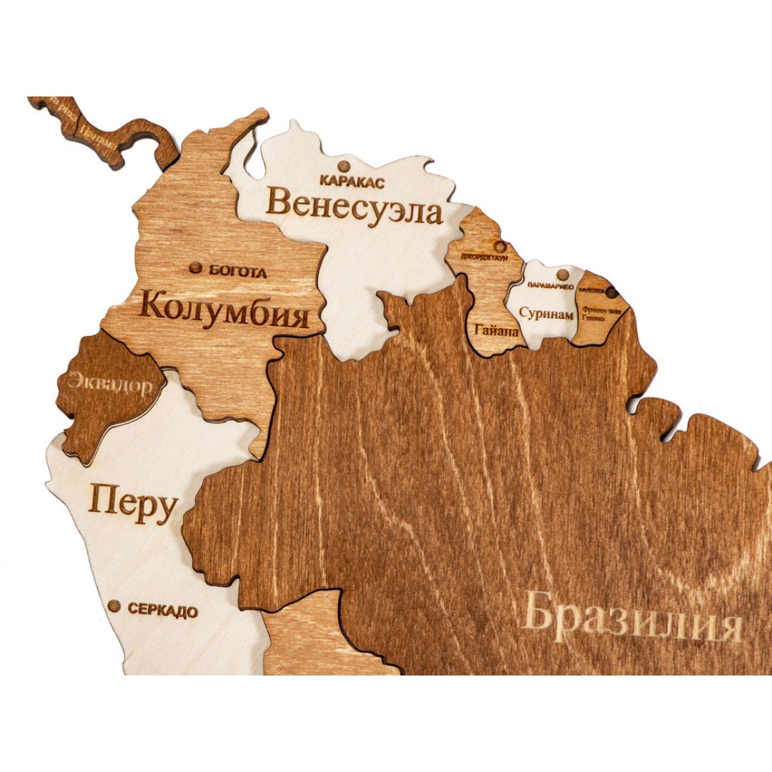 Интерьерная карта мира "World"