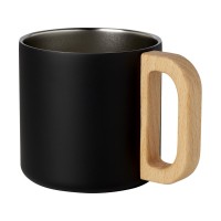 Кружка Bjorn объемом 360 мл с медной вакуумной изоляцией, сплошной черный