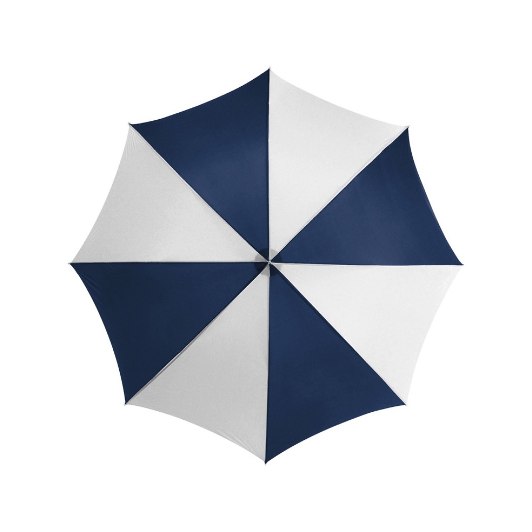 Зонт Karl 30" механический, темно-синий/белый