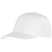 Бейсболка "Poly" 5-ти панельная, белый (Р)