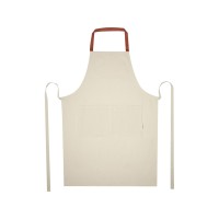 Nia фартук из переработанного хлопка плотностью 200 г/м2 - красный кирпичный