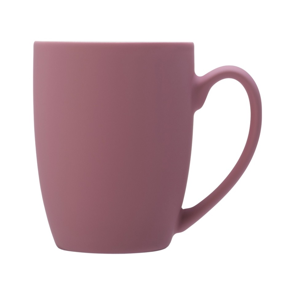Кружка с покрытием soft-touch “Tulip Gum”, пыльно-розовый