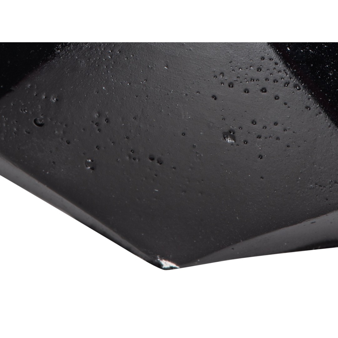 Свеча в декоративном стакане "Geometry", черный