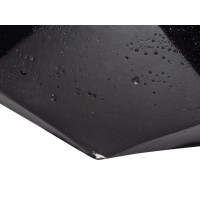 Свеча в декоративном стакане "Geometry", черный