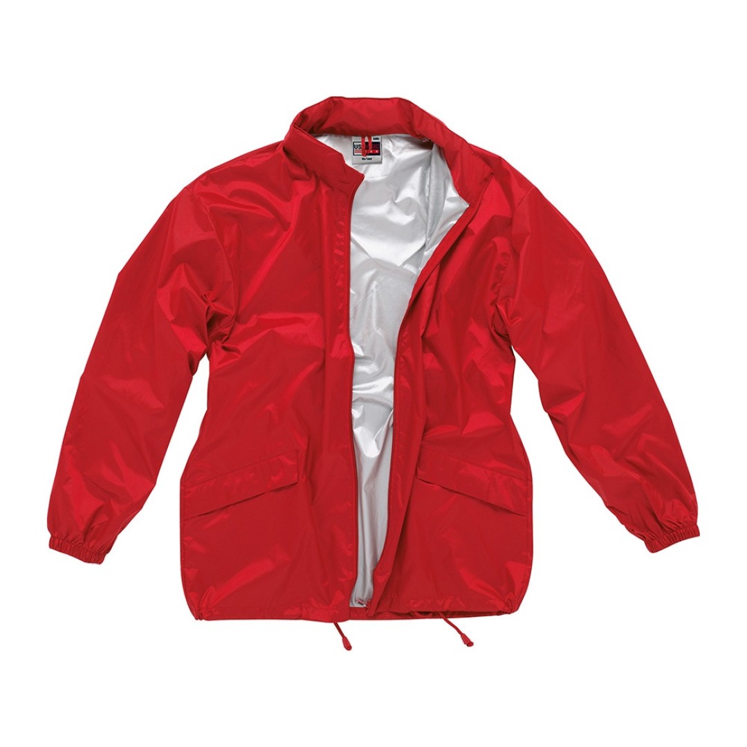 Ветровка "Miami" детская с чехлом, красный