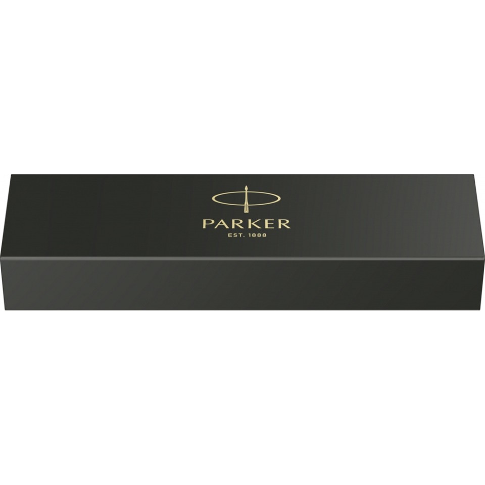 Перьевая ручка Parker IM Monochrome Black, перо:F, цвет чернил: blue, в подарочной упаковке.