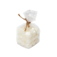 Свеча "шарики" без отдушки, белый