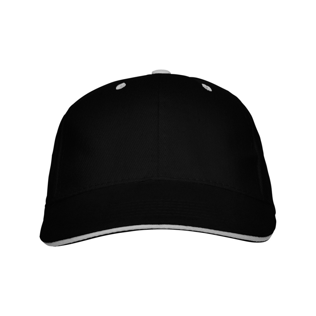 Бейсболка "Panel" унисекс, черный