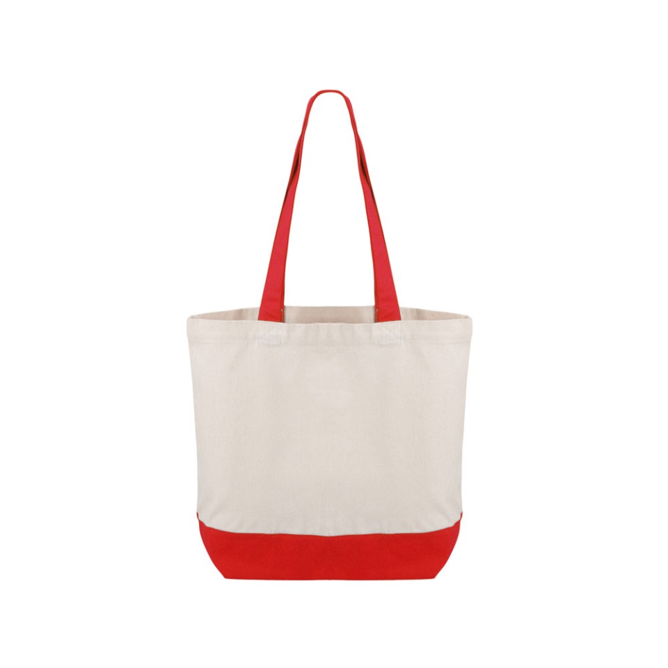 Сумка для шоппинга Cotton из переработанного хлопка 280 г, красный