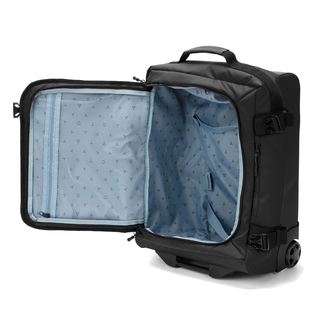 Сумка на колесах TORBER Mobi, черный, полиэстер 900D с PU покрытием, 47 х 34 х 21,5 см, 32 л