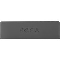 Портативная колонка «Bar» со стереодинамиками soft touch, серый