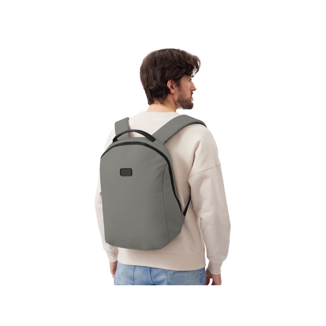 Рюкзак Sofit для ноутбука из экокожи, серый