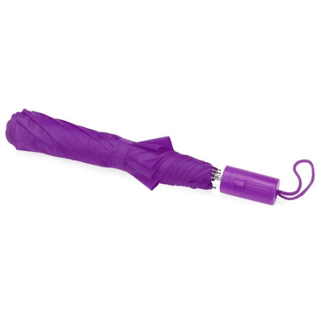 Зонт складной "Tulsa", полуавтоматический, 2 сложения, с чехлом, фиолетовый