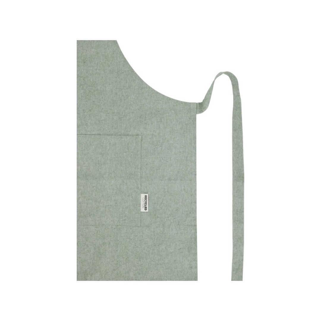 Pheebs 200 g/m2 recycled cotton apron, зеленый яркий
